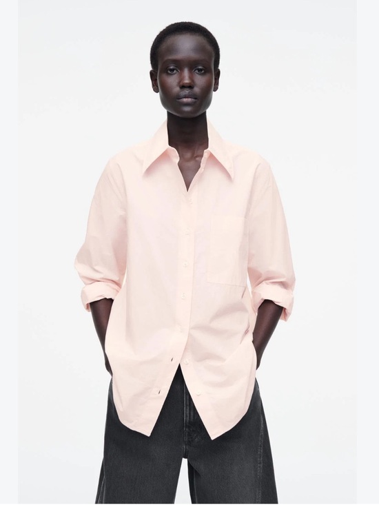 COS Tops - COS Cotton Oversized Long Sleeve Button Down Shirt